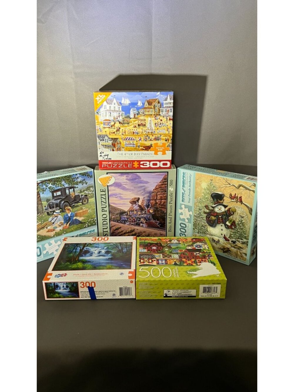 Assorted Jigsaw Puzzles 300 & 500 Pieces Variety Themes Fun
